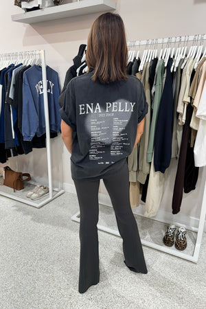 Ena Pelly Heart Tour Tee | Vintage Black