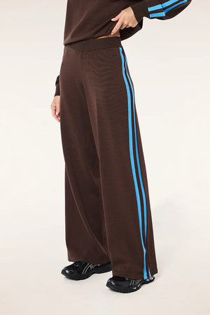 P.E Nation Retreat Knit Pant | Coffee/Marina