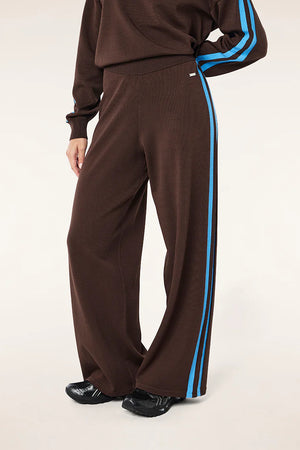 P.E Nation Retreat Knit Pant | Coffee/Marina
