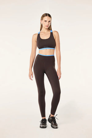 P.E Nation Vita Full Length Legging | Coffee/Marina