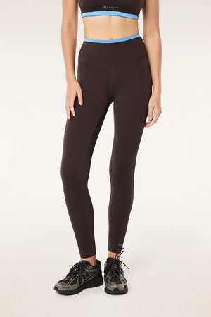P.E Nation Vita Full Length Legging | Coffee/Marina