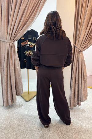 Ena Pelly Valentina Stripe Pant | Cocoa