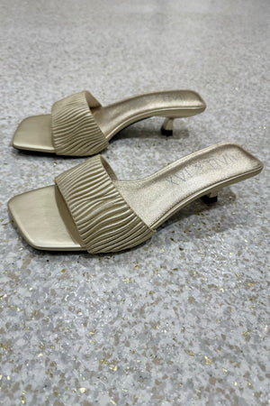 Hael & Jax Revolution Heel | Soft Gold