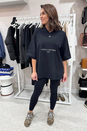 C&M Camilla & Marc Larissa Logo Tee | Black