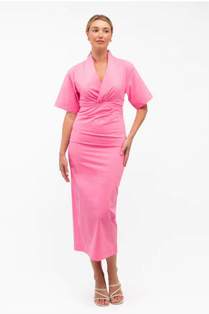 Chosen By Fifi & Annie The Marcelle Midi Dress | Blossom