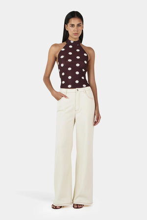 Ownley Nola Halter Top | Pinot Polka
