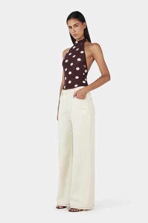 Ownley Nola Halter Top | Pinot Polka