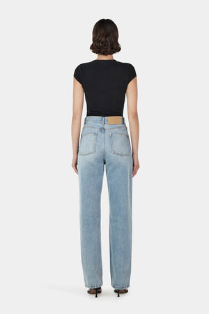 Ownley Rina Keyhole Tee | Black