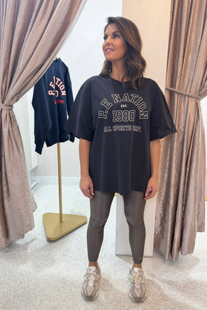 P.E Nation Altitude Tee | Washed Black