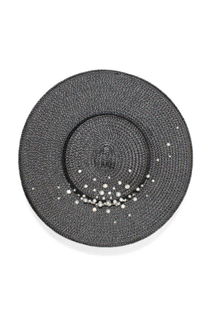 Morgan & Taylor Celia Plate Hate | Black || BEST SELLER BACK IN STOCK