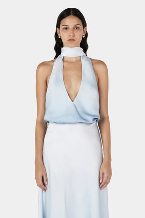 Hansen & Gretel Harper Halter Top | Ocean Spray