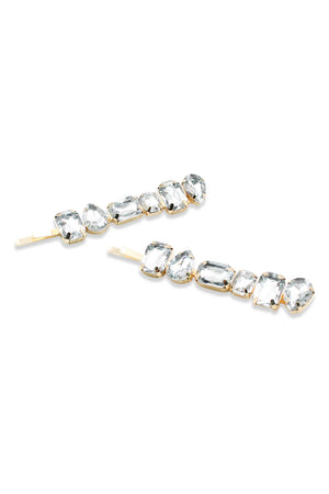 Morgan & Taylor Rebekah Hair Clip Set | Silver