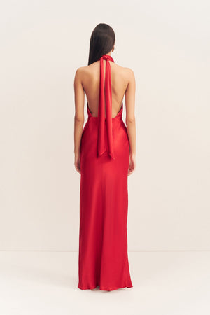Shona Joy Tatum Halter Neck Maxi Dress | Grenadine