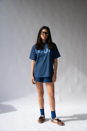 Araminta James Parisienne Tee | Estate Blue