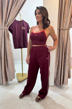 P.E Nation Release Seamless Tank | Cabernet / Strawberry