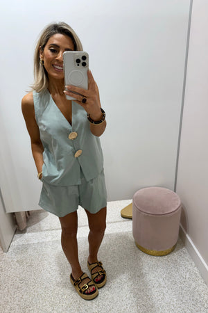 Chosen By Fifi & Annie The Santa Cruz Vest Set | Sage