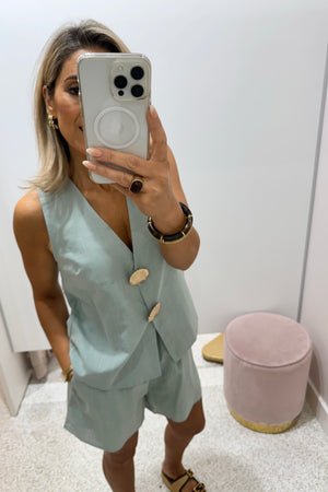 Chosen By Fifi & Annie The Santa Cruz Vest Set | Sage