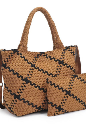 Sol And Selene Skys The Limit Small Bag | Black / Nude