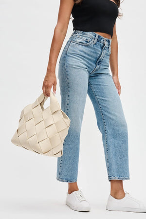 Sol And Selene Resilience Woven Neoprene Bag | Cream