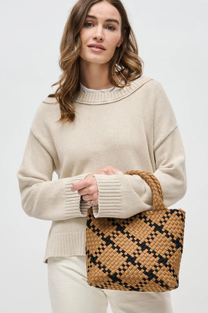 Sol And Selene Skys The Limit Small Bag | Sand / Black