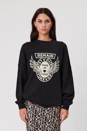 Remain Cruiser Crew | Washed Black