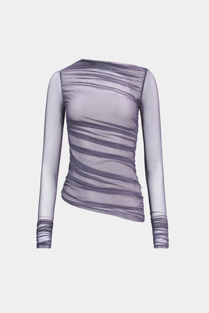 Misha The Lucid Mesh Long Sleeve Top | Shark