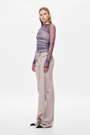 Misha The Lucid Mesh Long Sleeve Top | Shark