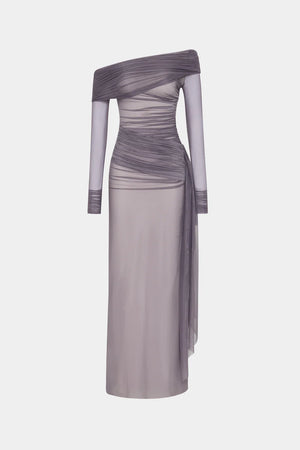 Misha The Nexus Mesh Long Sleeve Dress | Shark