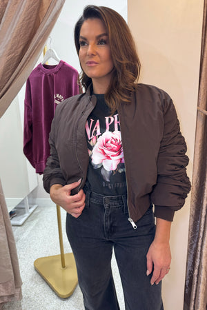 Ena Pelly Lulu Bomber | Mocha || BEST SELLER RESTOCKED