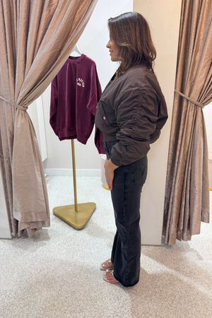 Ena Pelly Lulu Bomber | Mocha || BEST SELLER RESTOCKED