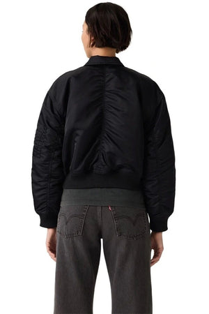 Levi's Bowie Cropped Bomber Jacket | Anthracite Night