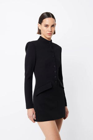 Mossman Network Mini Dress | Black