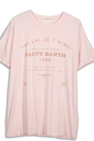 The Laundry Room Saint Barth 89 Oversized Tee | Blush