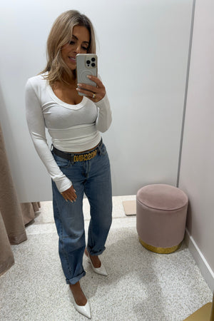 Bayse Brand Grace Long Sleeve | White