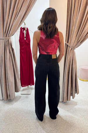 Sovere Studio Florence Top | Raspberry