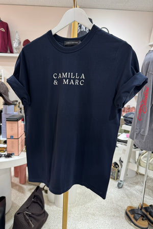 C&M Camilla & Marc Era Graphic Tee | Navy