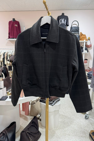 C&M Camilla & Marc Casio Cropped Bomber | Charcoal