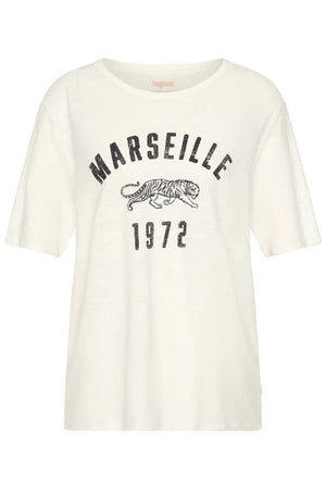 Auguste Marseille Boyfriend Tee | White