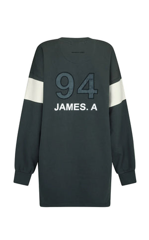 Araminta James V Neck Sweater Dress | Noir