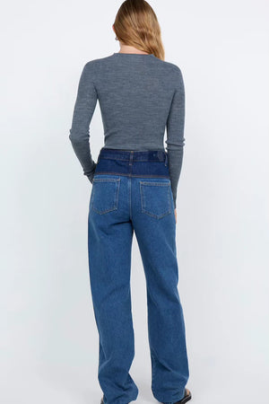 Bec + Bridge Joni Long Sleeve Top | Grey