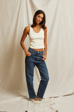 Perfect White Tee Blondie Tank | Bright Ivory