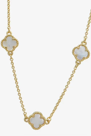 Liberte Duchess Mother Of Pearl Necklace | Gold