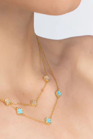 Liberte Duchess Mother Of Pearl Necklace | Gold