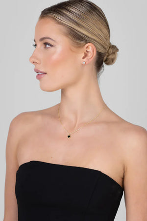 Liberte Reign Jet Necklace | Gold