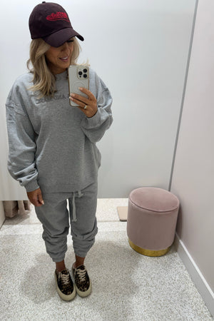 C&M Camilla & Marc Tia Logo Track Pant | Grey Marle