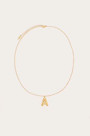 Petit Moments Initial Necklace | Gold