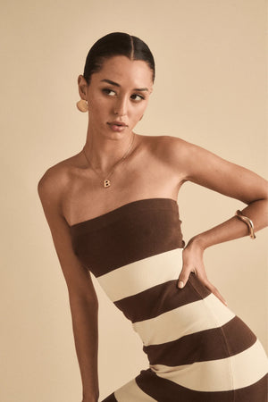 Petit Moments Initial Necklace | Gold