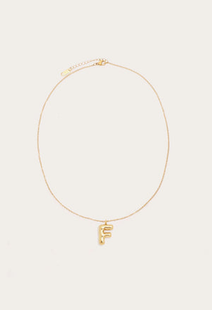 Petit Moments Initial Necklace | Gold