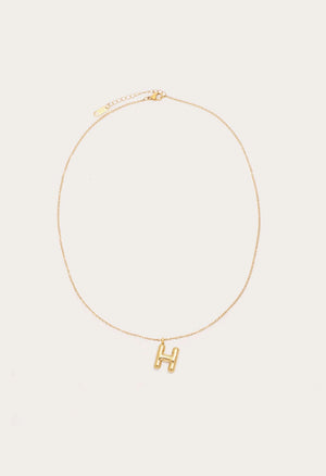Petit Moments Initial Necklace | Gold