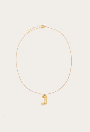 Petit Moments Initial Necklace | Gold